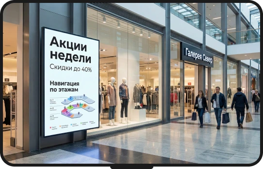 Магазины и ТРЦ